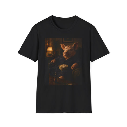 Movie Night Pig Tee