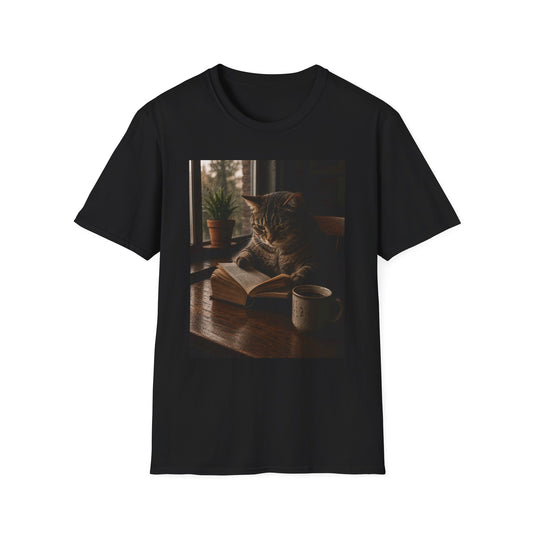Bookstore Cat Tee