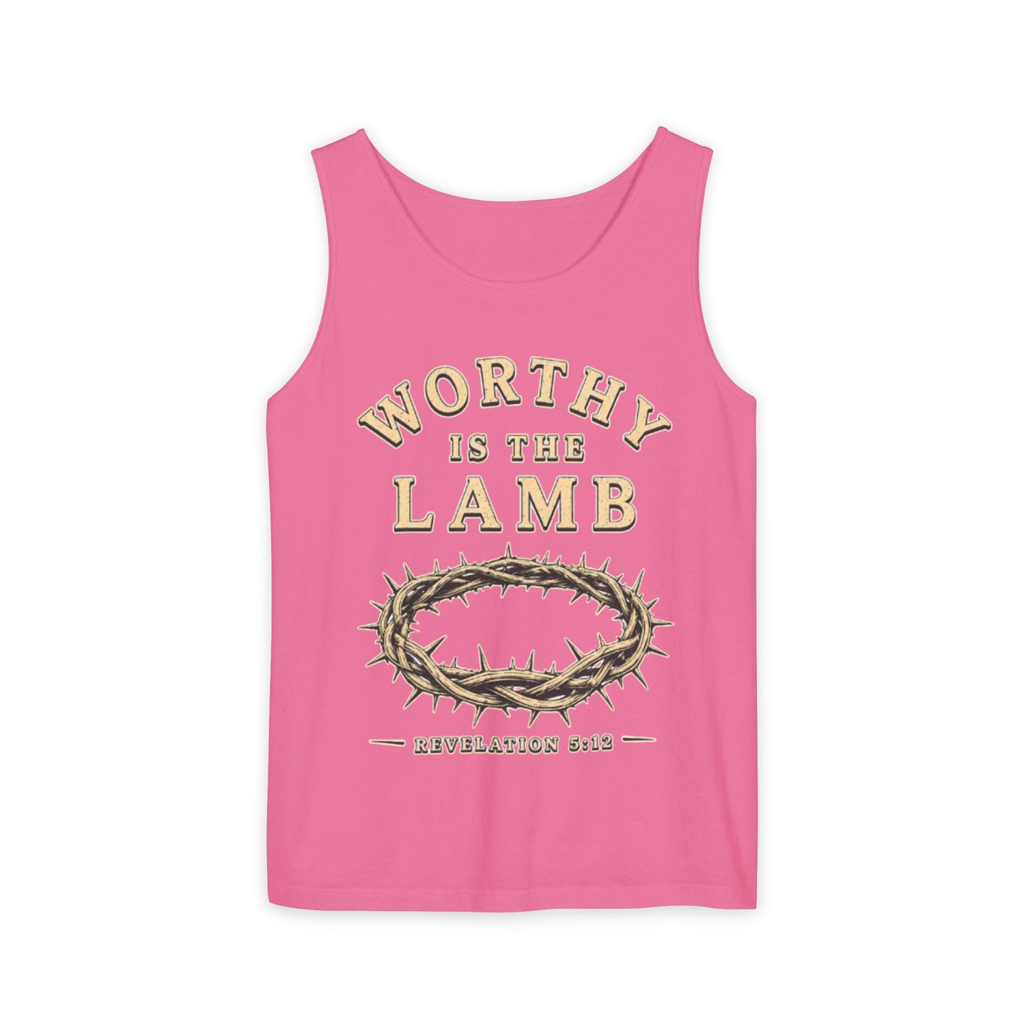 Worthy Is The Lamb Christian Graphic Tank