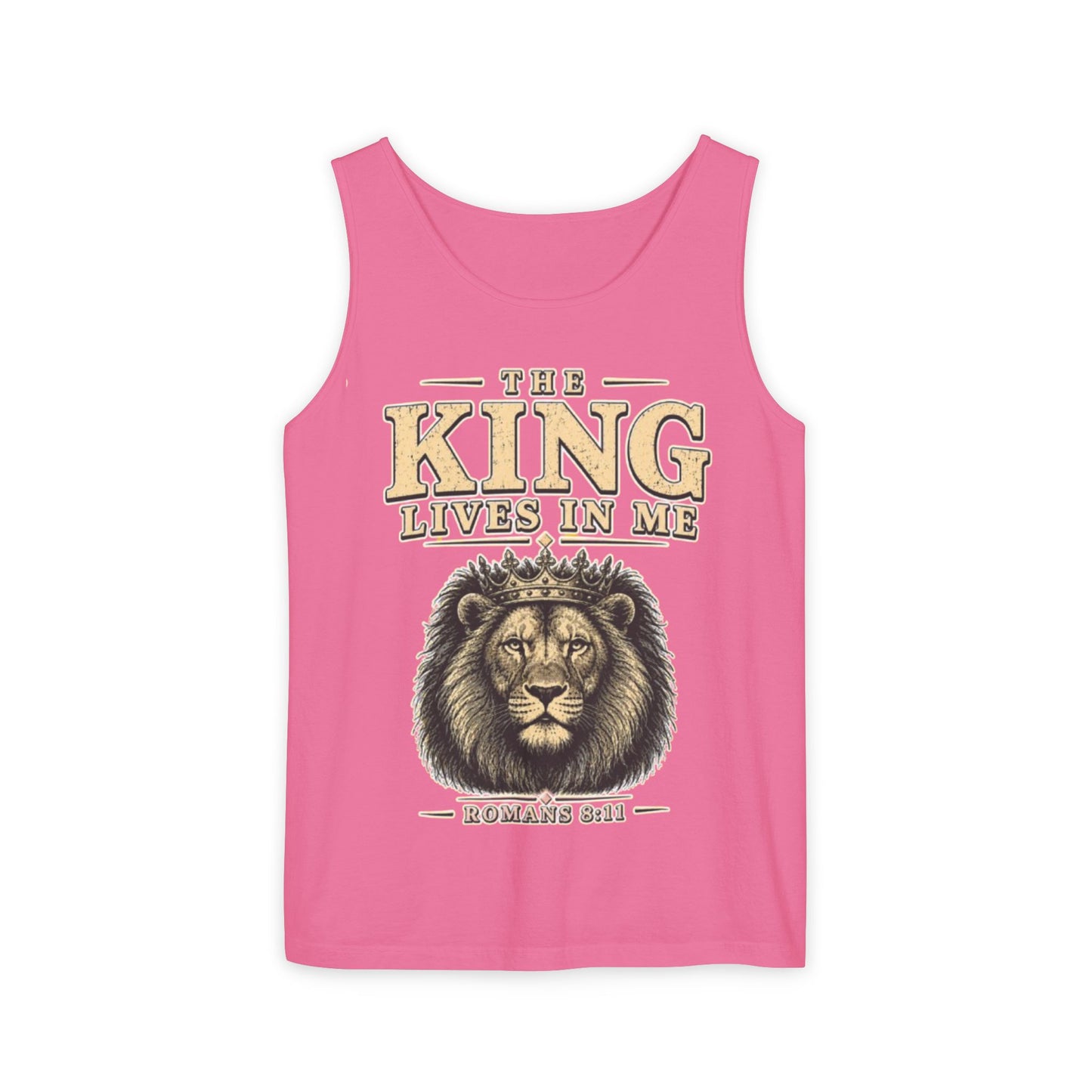 The King Lives In Me Christian Graphic Tank