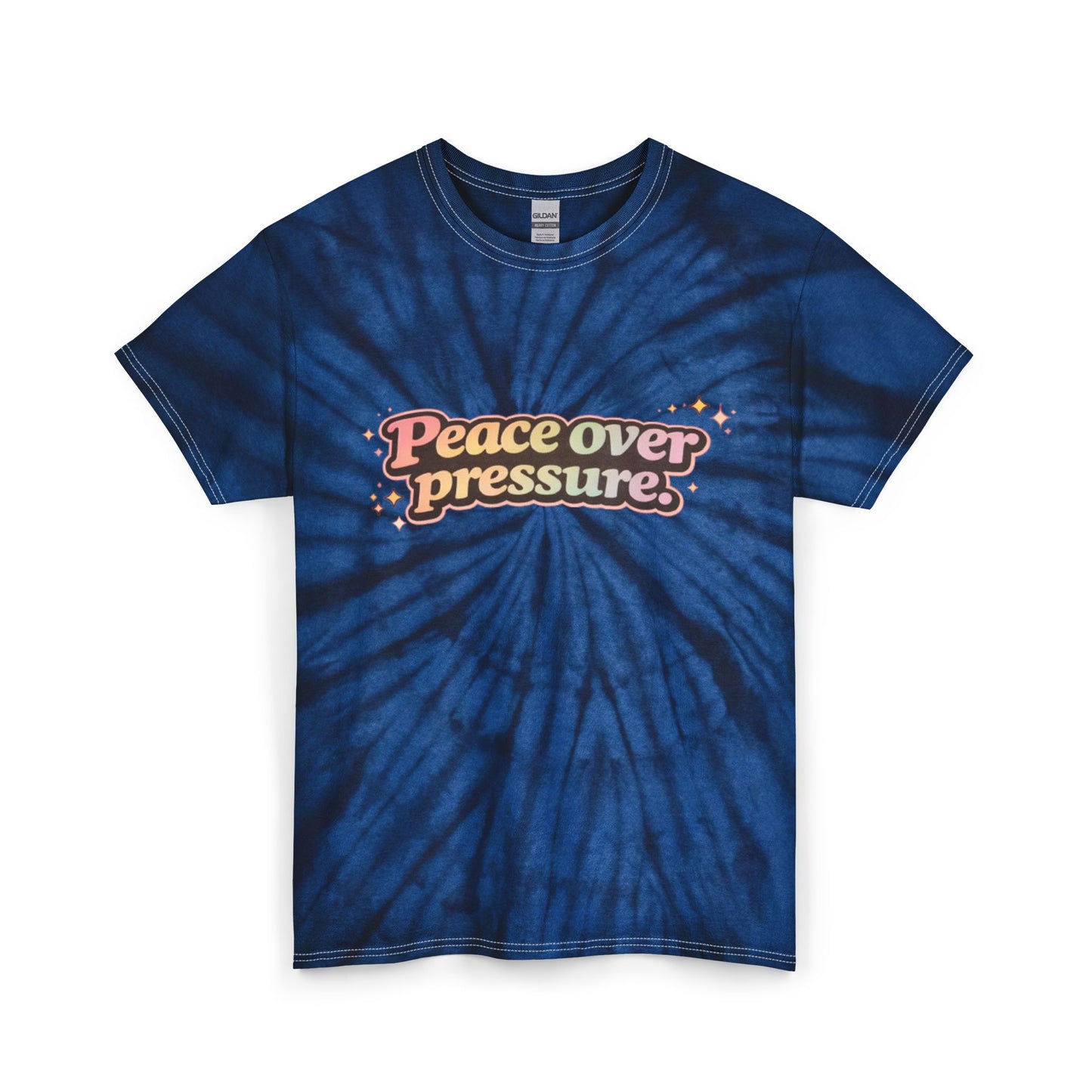 "Peace Over Pressure" Tie-Dye Tee