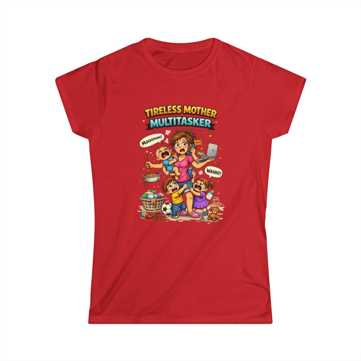"Tireless Mother Multitasker" Mom Graphic Tee