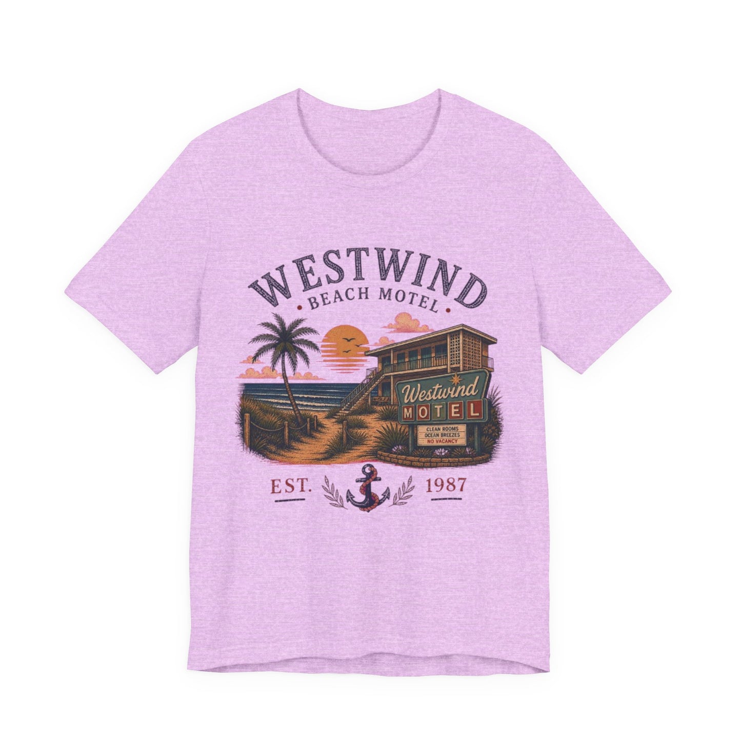 Westwind Beach Motel Vintage Graphic Tee – Retro Coastal Vacation Style Shirt