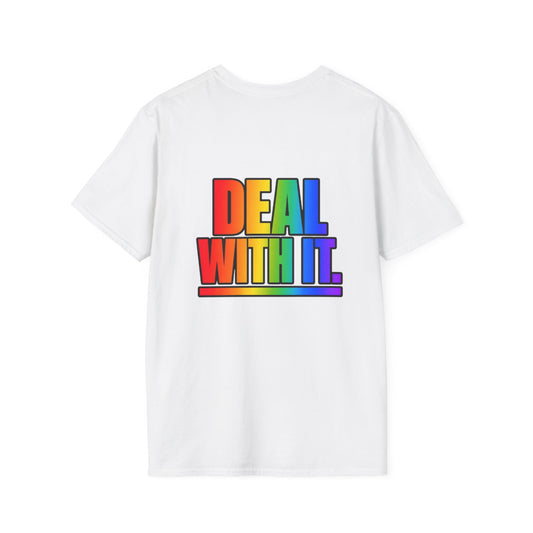"Deal With It" Pride Graphic Tee