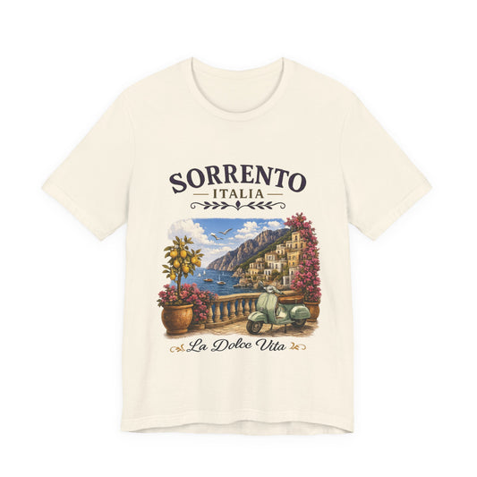 Sorrento Italia Vintage Graphic Tee – La Dolce Vita Lemon Coast Shirt