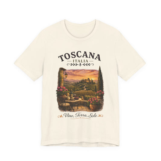 Toscana Italia Vintage Graphic Tee – Rustic Tuscan Wine Country Shirt