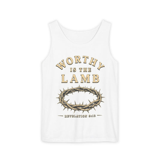 Worthy Is The Lamb Christian Graphic Tank