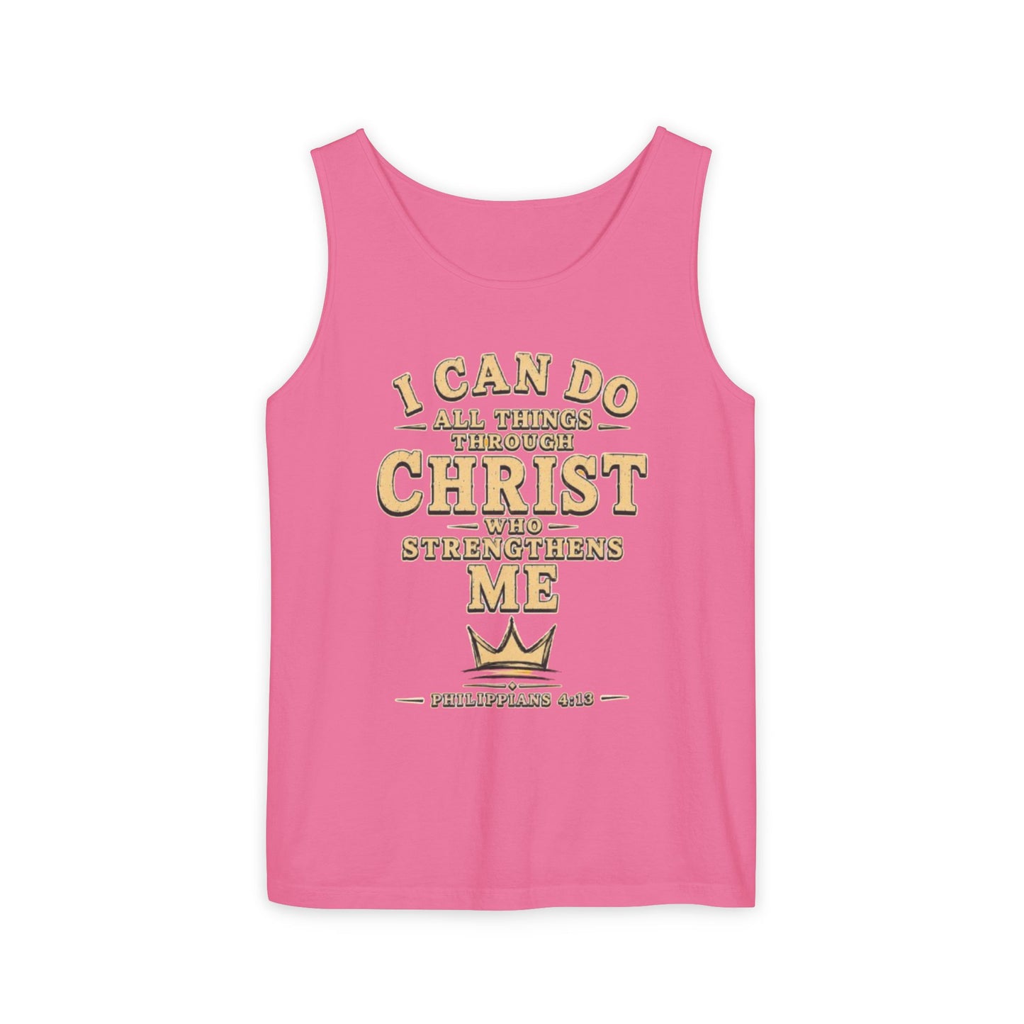I Can Do All Things Christian Graphic Tank