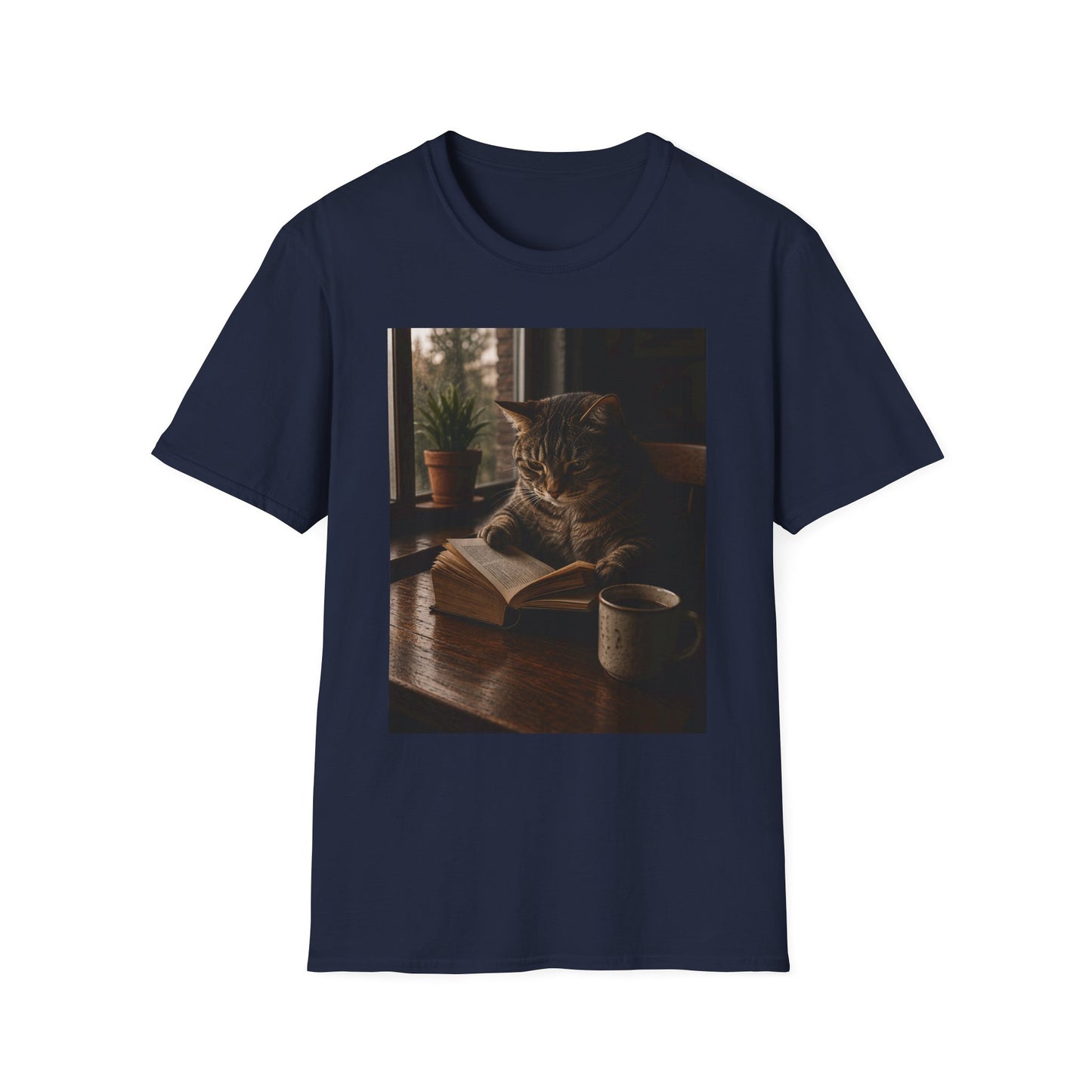 Bookstore Cat Tee