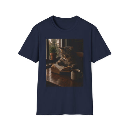 Bookstore Cat Tee