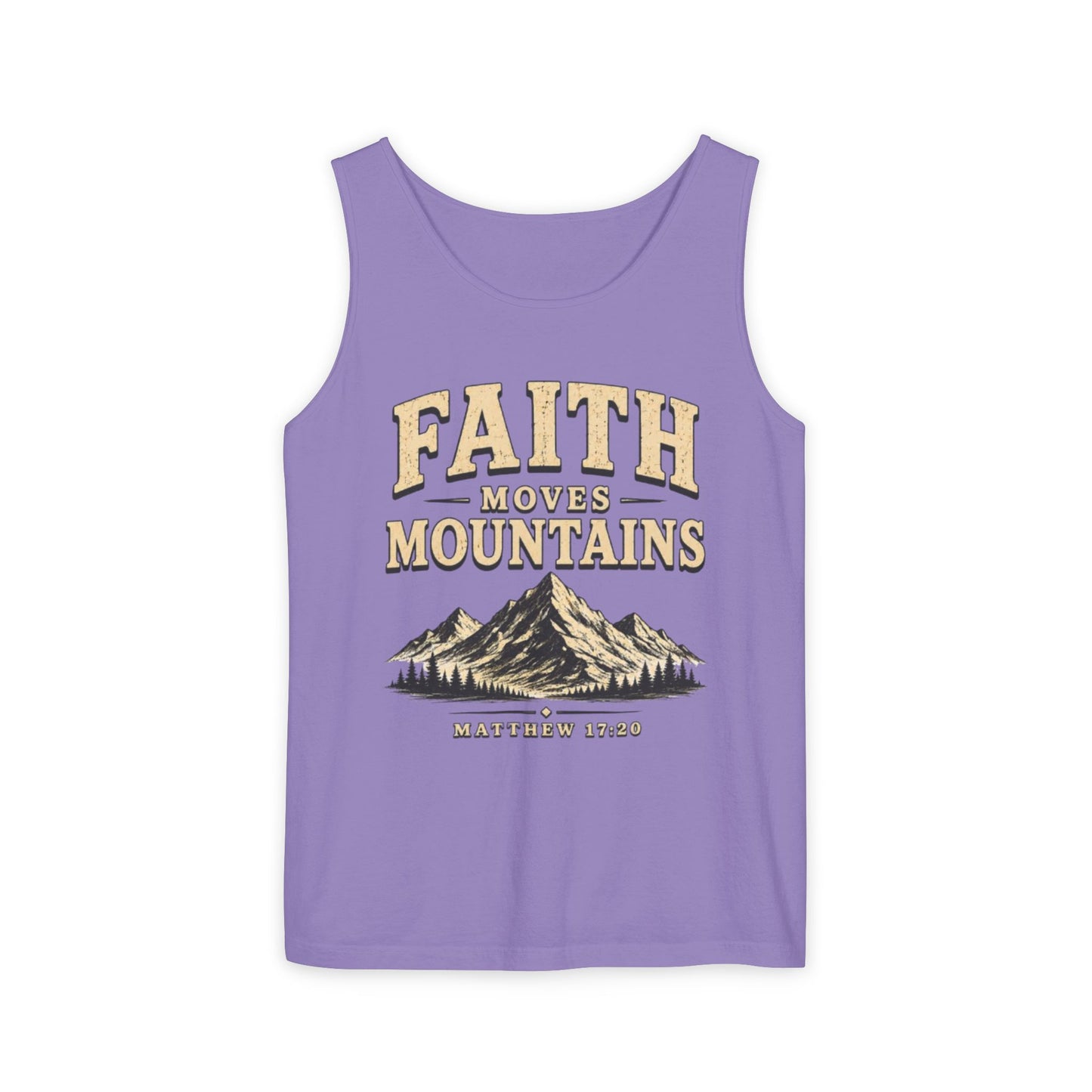 Faith Moves Mountains Christian Graphic Tank