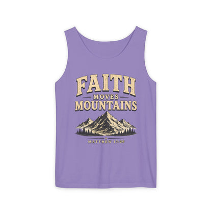 Faith Moves Mountains Christian Graphic Tank