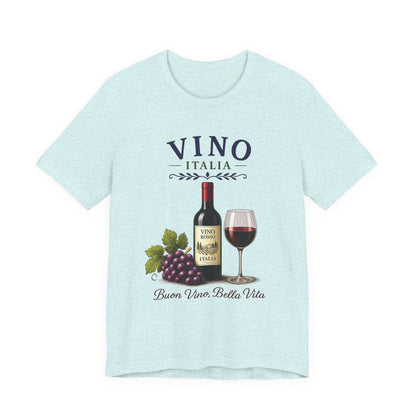 Vino Italia Vintage Graphic Tee – Classic Italian Wine Aesthetic Shirt