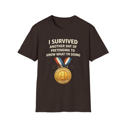 "I Survived Another Day..." Funny Graphic Tee