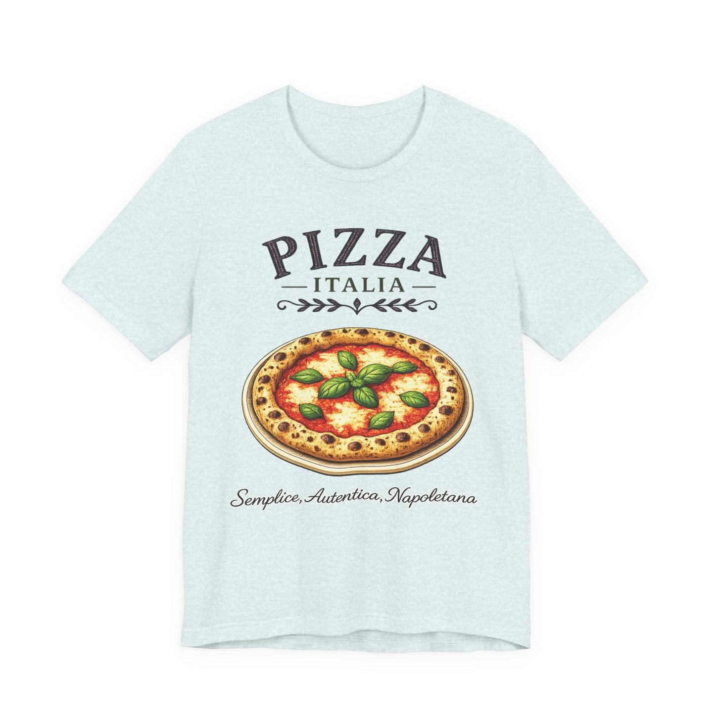 Pizza Italia Vintage Graphic Tee – Classic Neapolitan Style Shirt