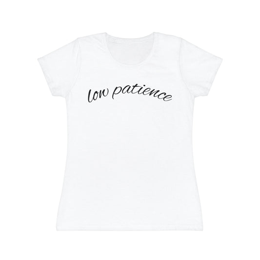 "Low Patience" Women’s Casual Graphic Tee