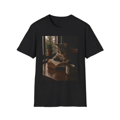 Bookstore Cat Tee