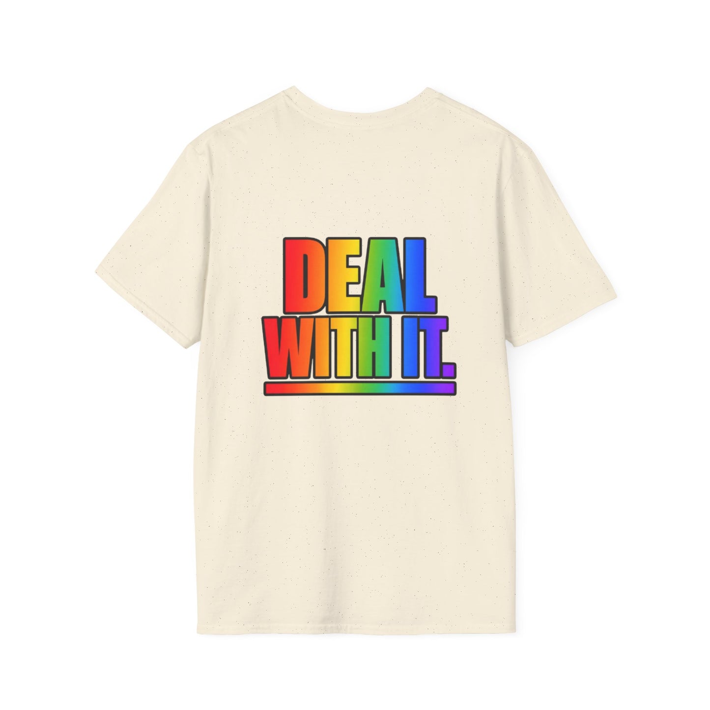 "Deal With It" Pride Graphic Tee