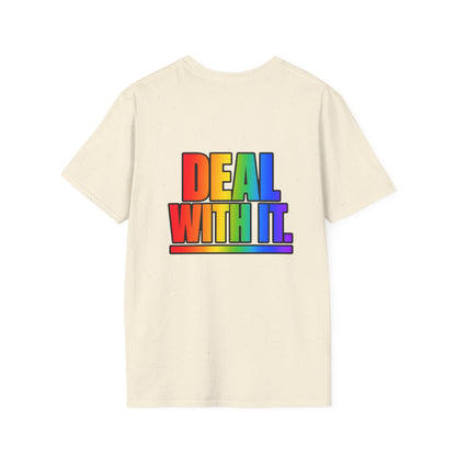 "Deal With It" Pride Graphic Tee