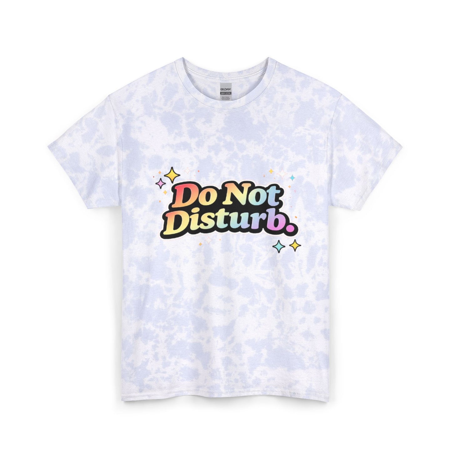 "Do Not Disturb" Tie-Dye Retro Graphic Tee