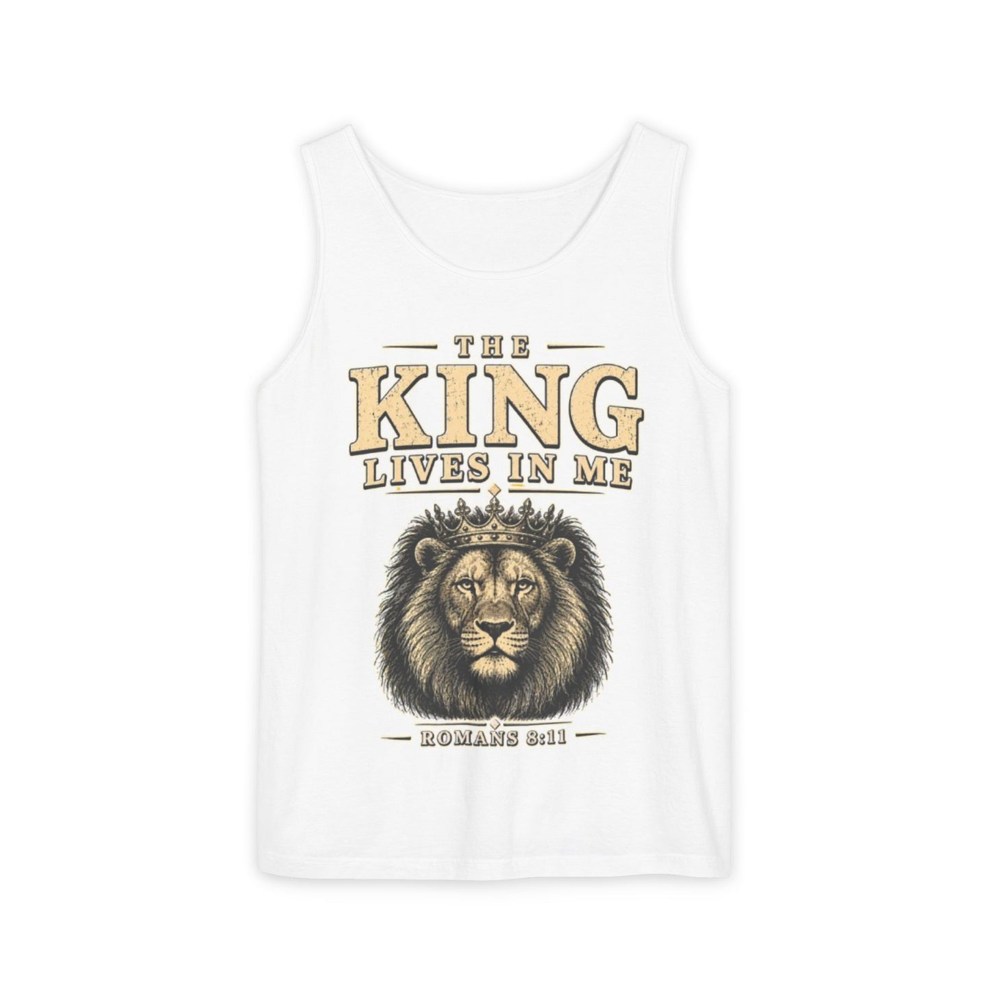 The King Lives In Me Christian Graphic Tank