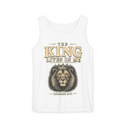 The King Lives In Me Christian Graphic Tank