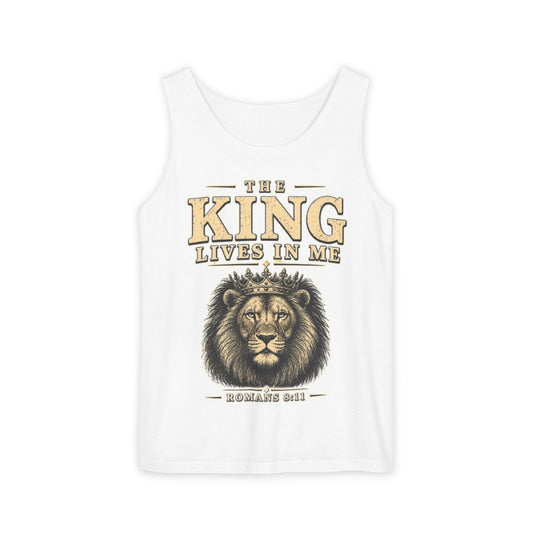 The King Lives In Me Christian Graphic Tank