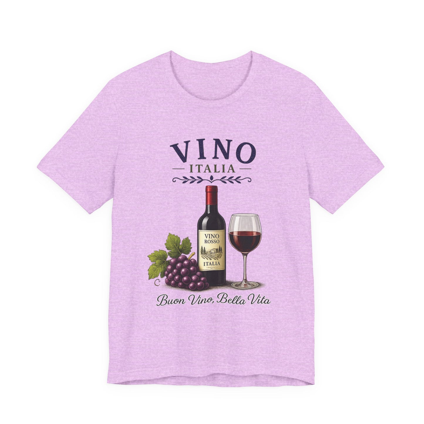 Vino Italia Vintage Graphic Tee – Classic Italian Wine Aesthetic Shirt
