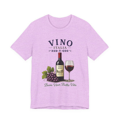 Vino Italia Vintage Graphic Tee – Classic Italian Wine Aesthetic Shirt