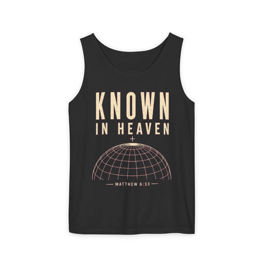 Known In Heaven Christian Graphic Tank