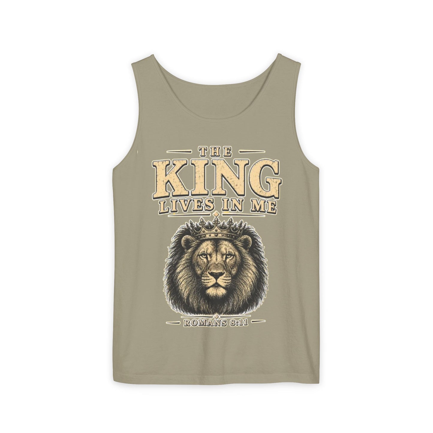 The King Lives In Me Christian Graphic Tank