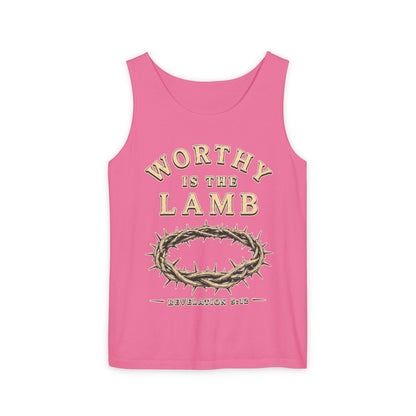 Worthy Is The Lamb Christian Graphic Tank