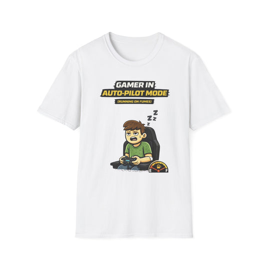 "Gamer in Auto-Pilot Mode" Funny Gamer Graphic Tee