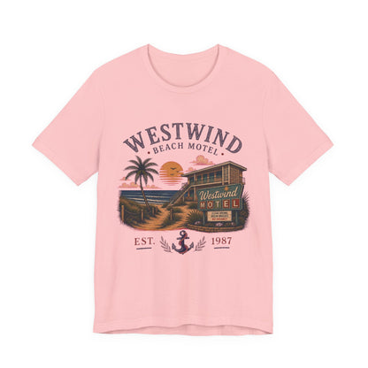 Westwind Beach Motel Vintage Graphic Tee – Retro Coastal Vacation Style Shirt