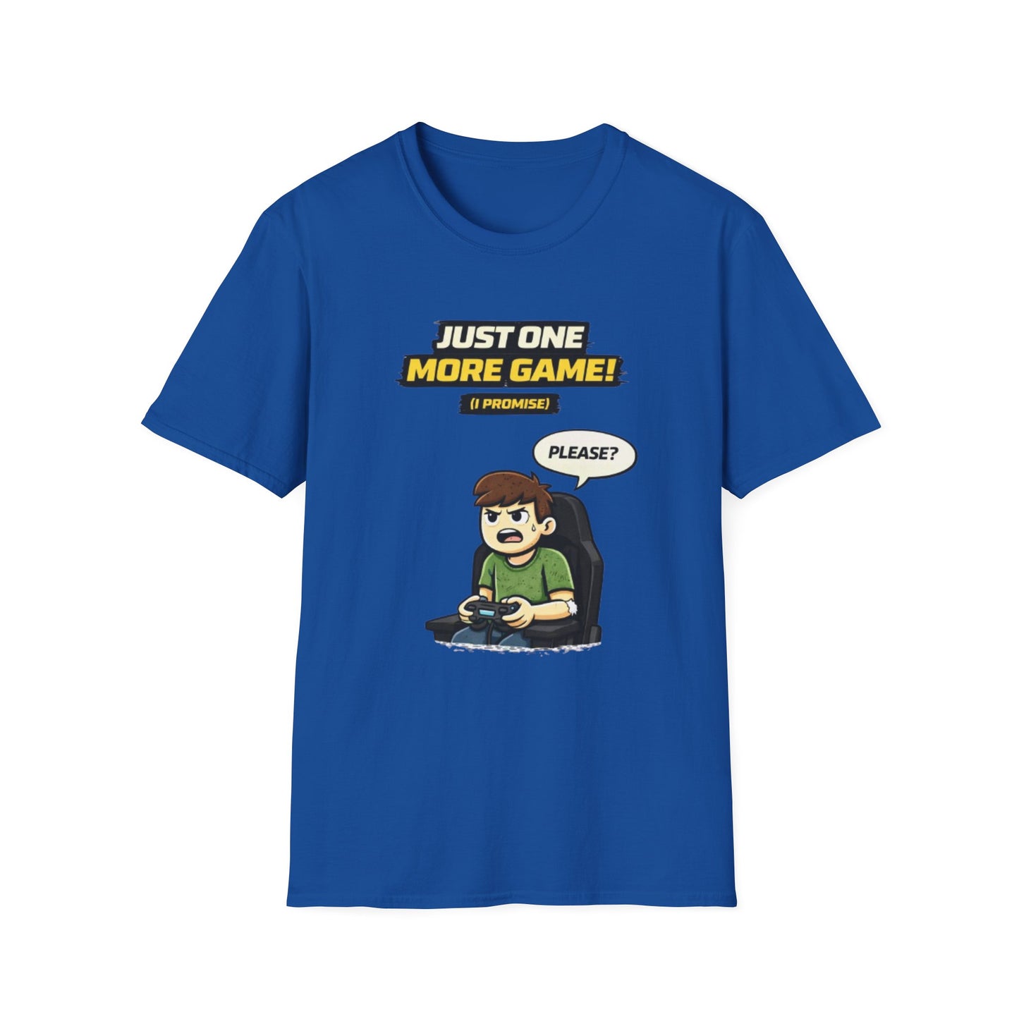 "Just One More Game!" Funny Gamer Graphic Tee