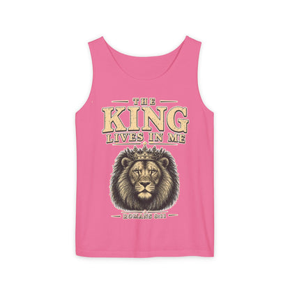 The King Lives In Me Christian Graphic Tank