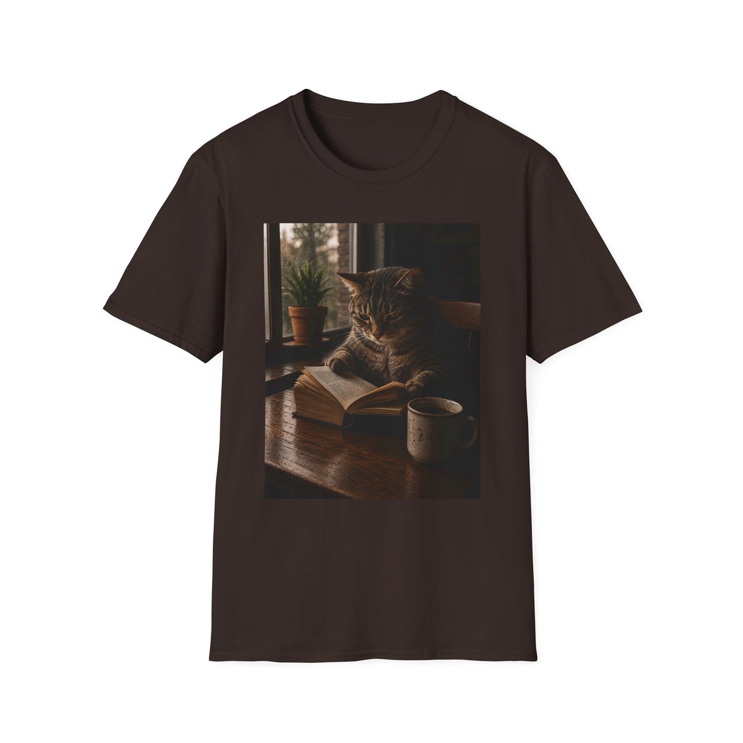 Bookstore Cat Tee