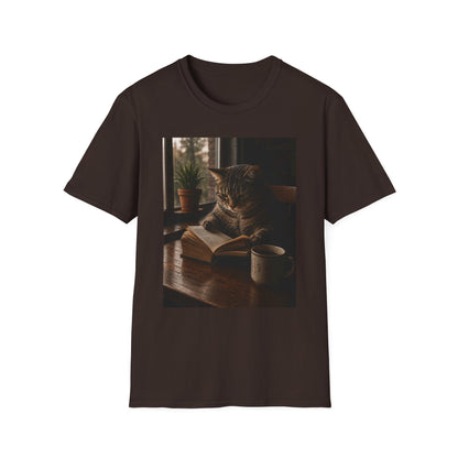 Bookstore Cat Tee