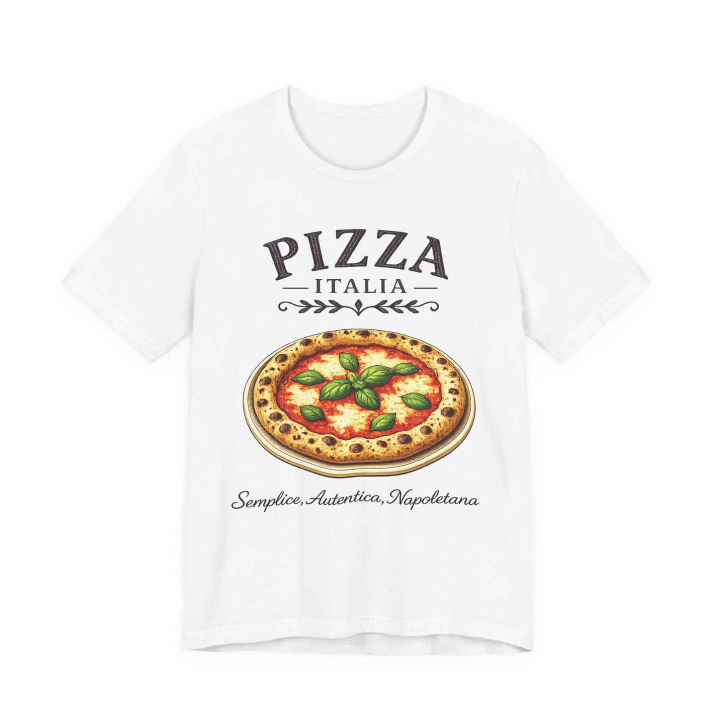 Pizza Italia Vintage Graphic Tee – Classic Neapolitan Style Shirt