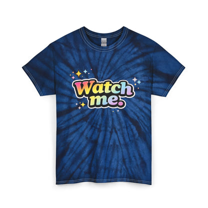 "Watch Me" Tie-Dye Retro Graphic Tee