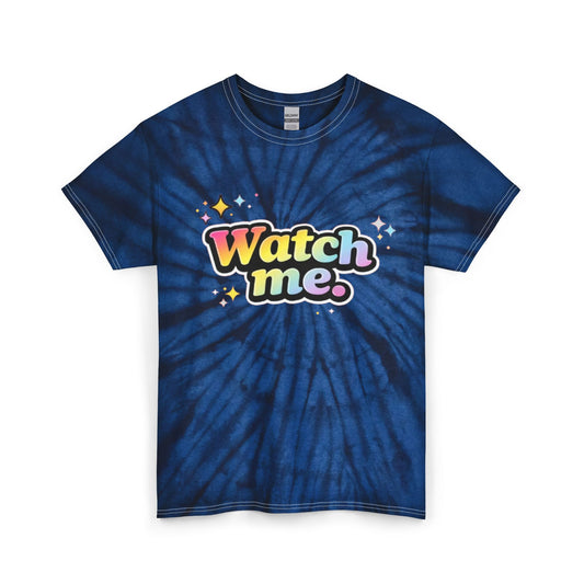 "Watch Me" Tie-Dye Retro Graphic Tee