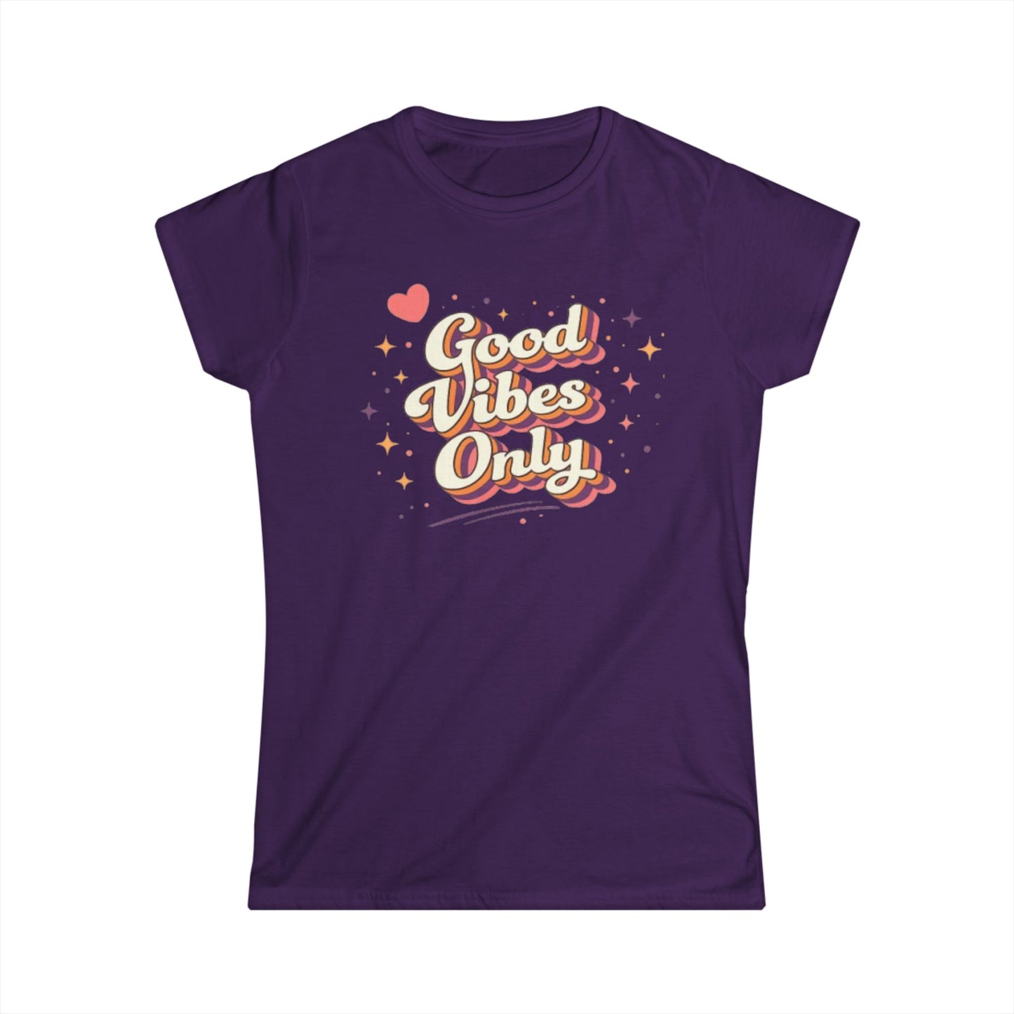 "Good Vibes Only" Cute Women's Tee