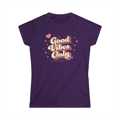 "Good Vibes Only" Cute Women's Tee
