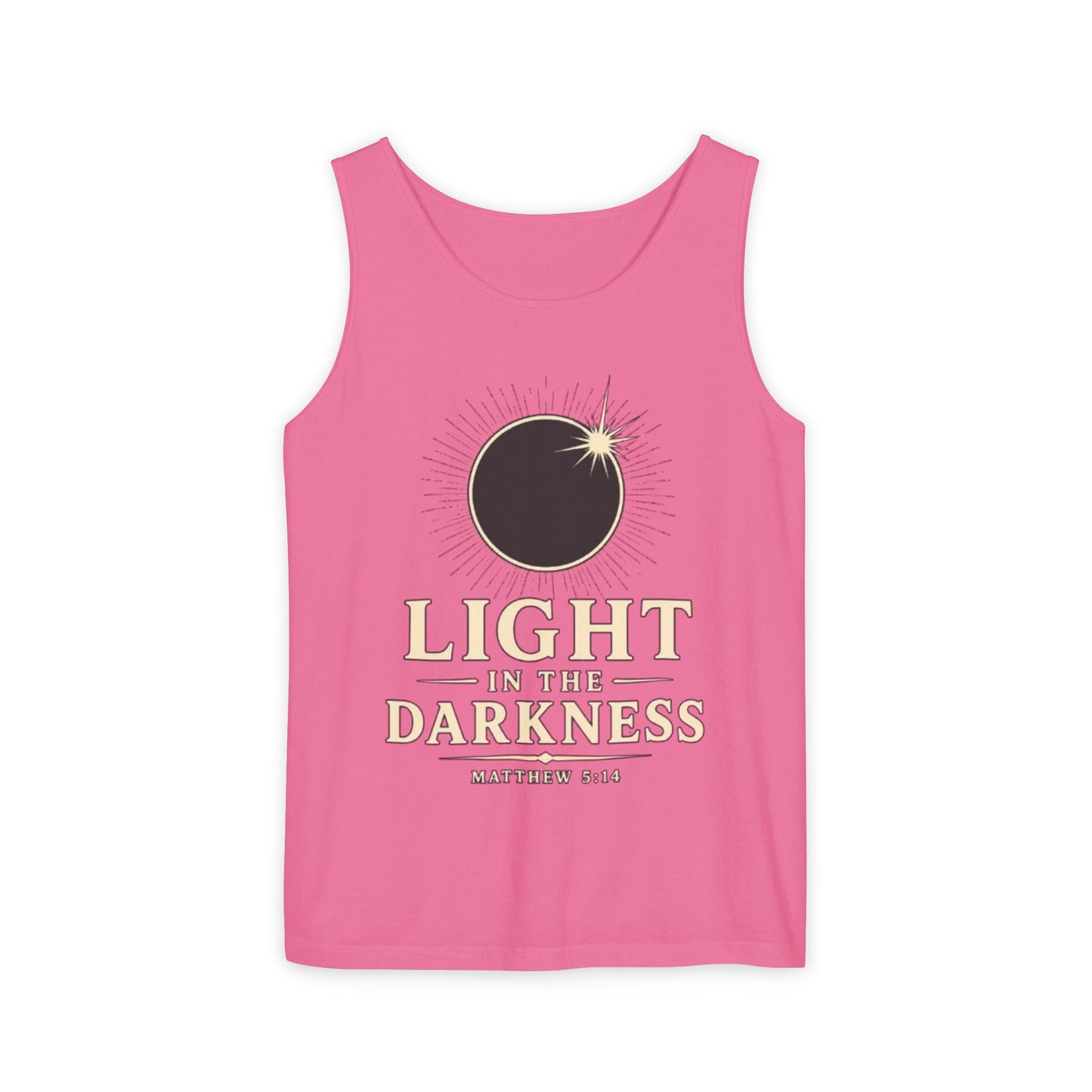 Light In The Darkness Christian Graphic Tank