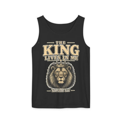 The King Lives In Me Christian Graphic Tank
