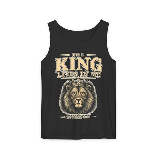 The King Lives In Me Christian Graphic Tank