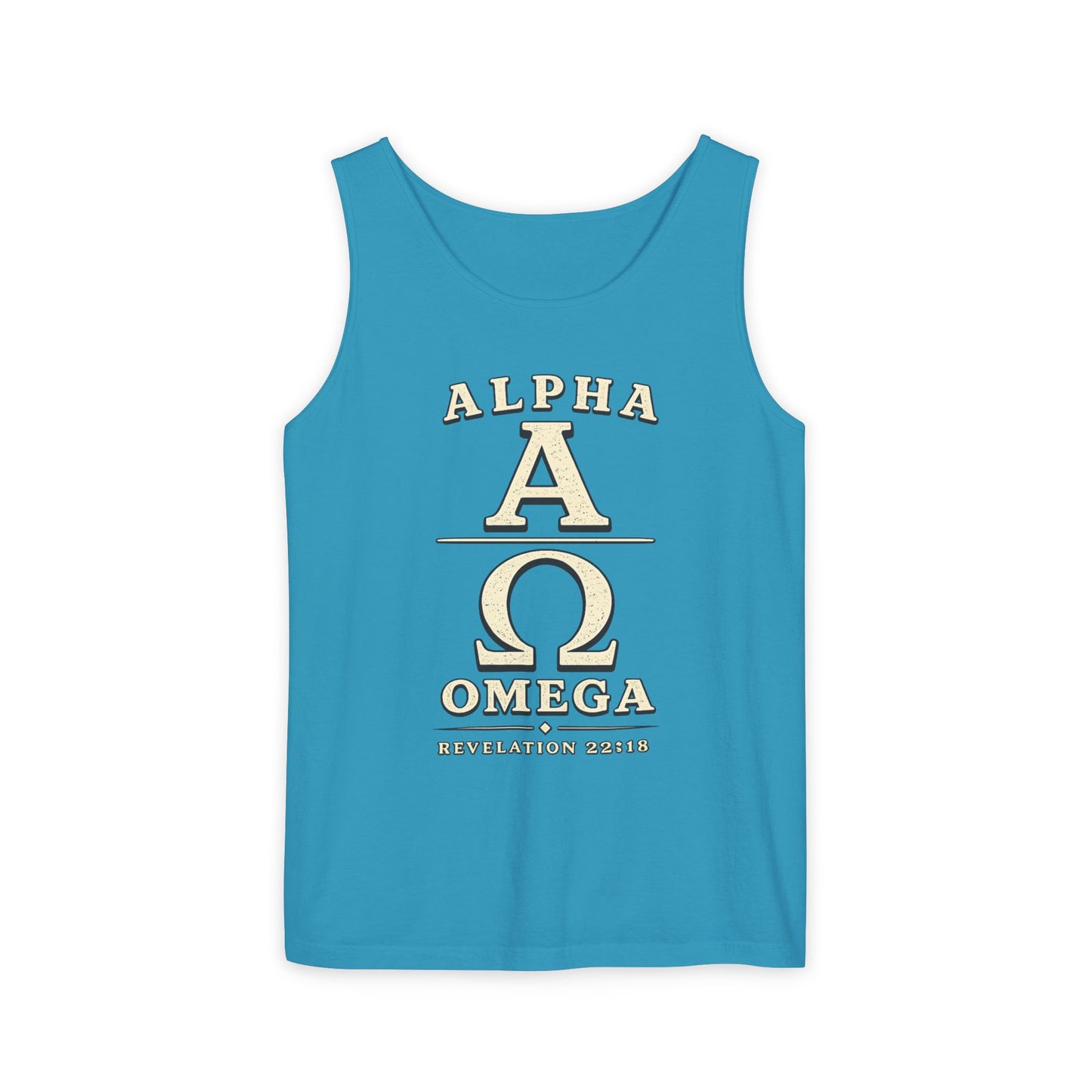 Alpha Omega Christian Graphic Tank