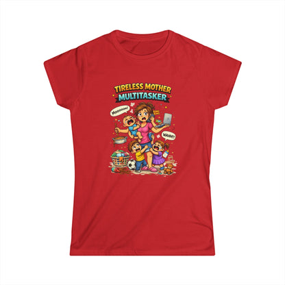 "Tireless Mother Multitasker" Mom Graphic Tee