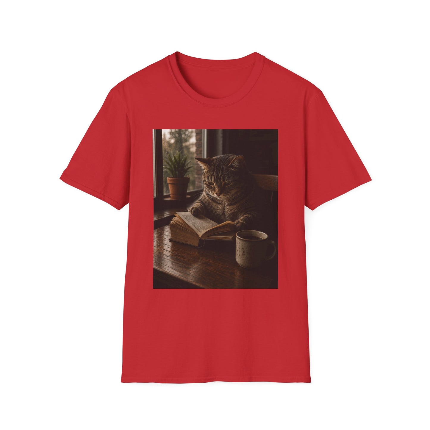 Bookstore Cat Tee