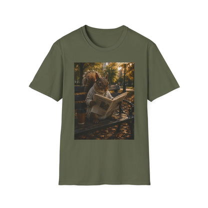 Morning News Squirrel Tee